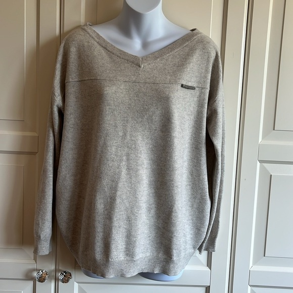 BRUNELLO CUCINELLI
Bead-embellished melange cashmere sweater Light Grey Size XS - Picture 9 of 17